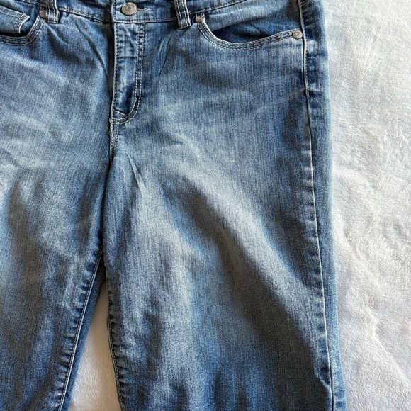 Nine West Vintage America Blue Denim Mid-rise Jean Shorts - 90s Y2K - Picture 16 of 17